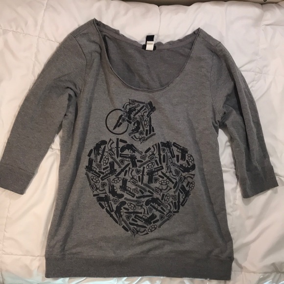 torrid Tops - TORRID heartgunbomb graphic loungewear sweatshirt